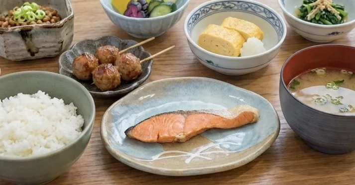 朝食の御膳