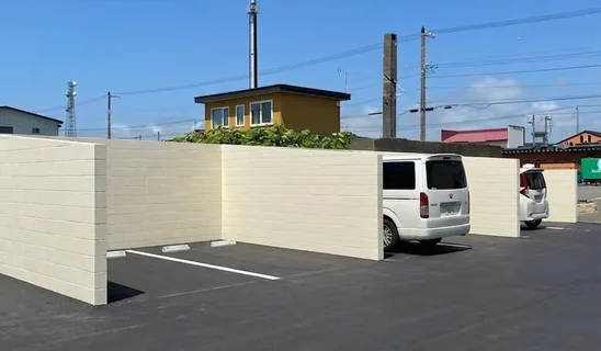 駐車場の区画